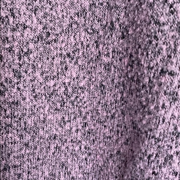 Oversized Light Purple/Black Maternity Sweater - Picture 4 of 4